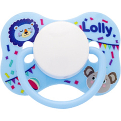 Chupeta lolly borboleta sil r t2m, lolly b redondo n2 azul 451201