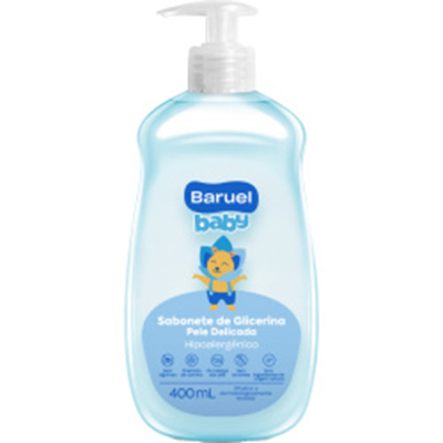Sabonete liq. baruel 400ml glic pele delica 
