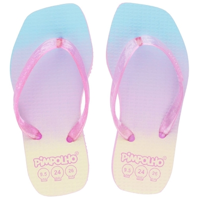 SANDALIA SLIM AZUL/DEGRADE FEM PIMPOLHO 24