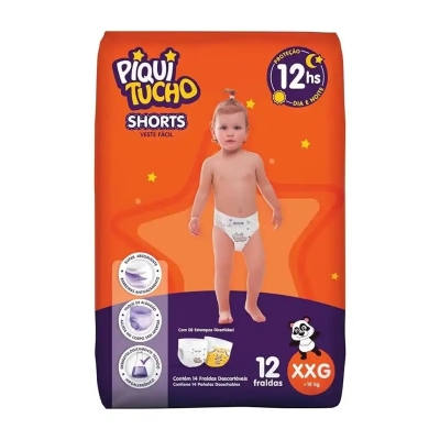 Fr. desc. piquitucho shorts xxg 12un
