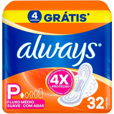 Abs. always basico suave c/abas 32un
