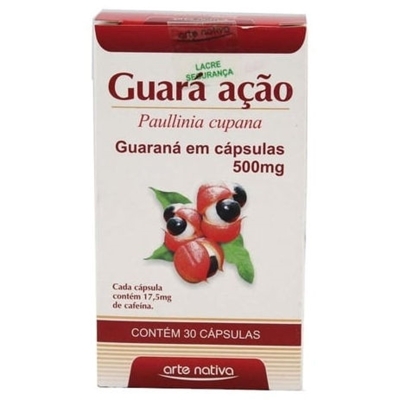 Guara acao 500mg c/30 cap., acao 500mg 30comp