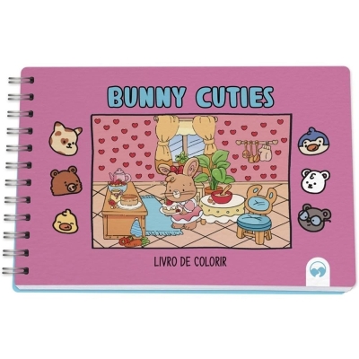 Livro de colorir bunny cuties 64p cd 150g 21 unidade 9720 - vale das letras