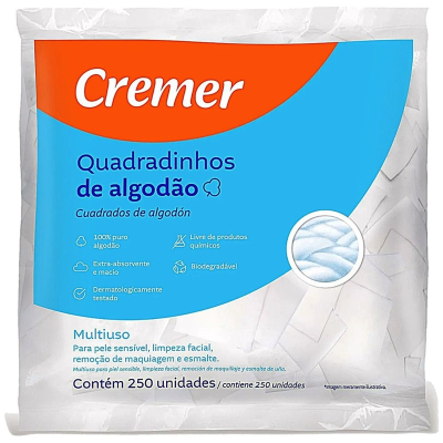 Algodao quadradinho 250unid cremer 652994