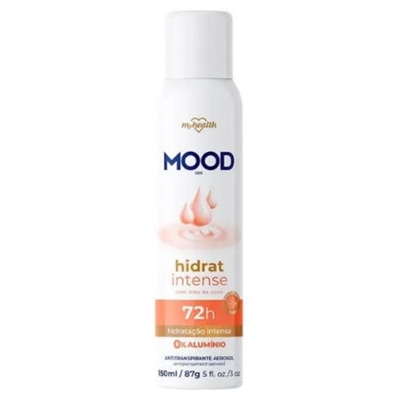 DESODORANTE MOOD AERO 150ML 0% ALUMINIO HIDRAT INTENSE 