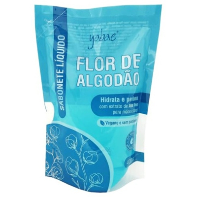 Sabonete liquido flor algodao 400ml