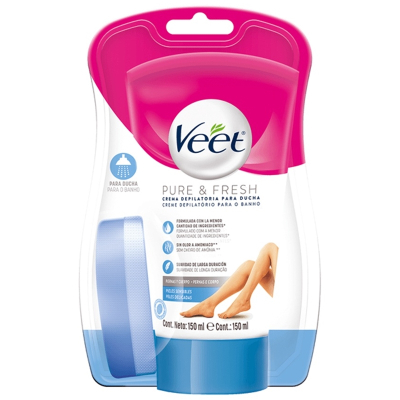 Cr. depilatorio veet 150ml banho 