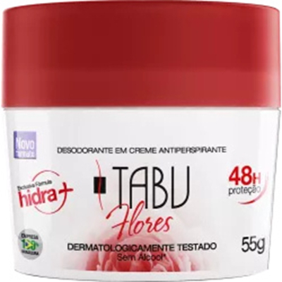 Des. tabu creme flores 55 g, tabu flores 55g