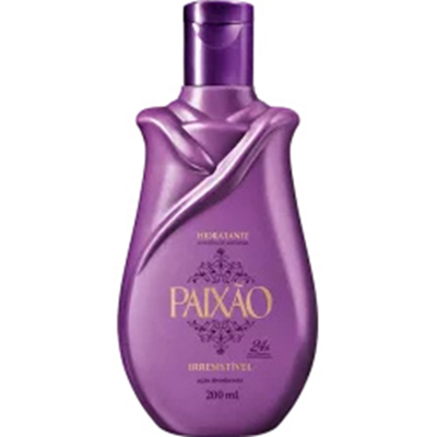 Hidratante paixao 200ml paris, paixao irrestivel paris 200ml