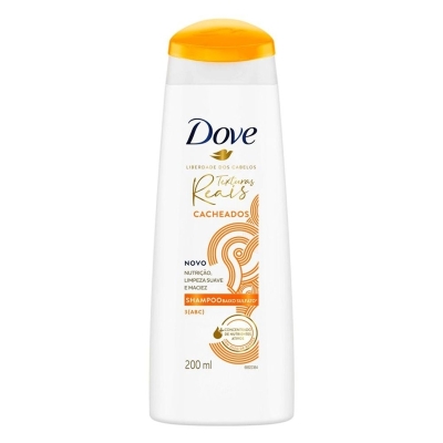 Sh. dove cacheado texturas reais 200ml