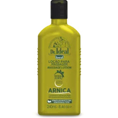 Locao massagem dr ideal arnica 240ml, ideal gel massagem arnica 240ml ideal verde claro