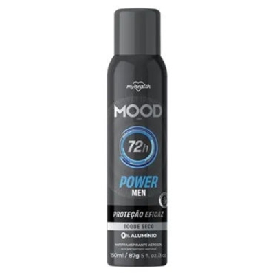 Des. mood aer 150ml 0% aluminio men power* *