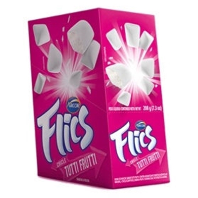 CHICLETE FLICS 204G UN - TUTI FRUTTI