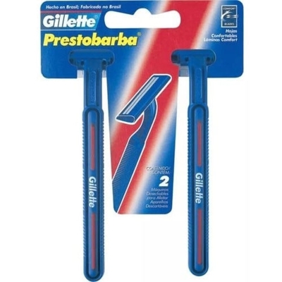 APARELHO DE BARBEAR RB. GILLETTE PRESTOBARBA AZUL COM 2UN