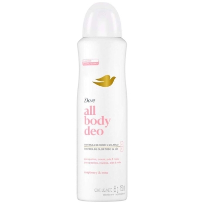 Des. dove all body aer 150ml raspberry/rose