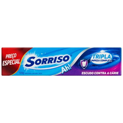 Cr. dent. sorriso tripla acao 120g 