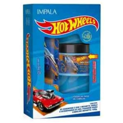 Kit shampoo 2 em 1 250ml + gel fixador 120g hot wheels impal - prata/time dos feras - un