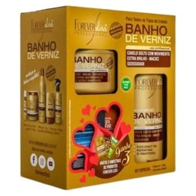 KIT FOREVER LISS (SH+MASC) BANHO VERNIZ