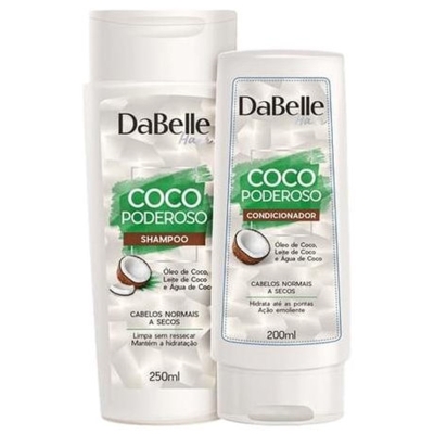 Sh. dabelle 250ml +cond 200ml coco poderoso