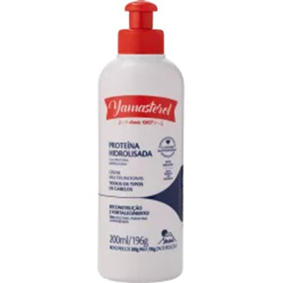 Cr. yamasterol 200g cabelos s, yamasterol branco 200ml