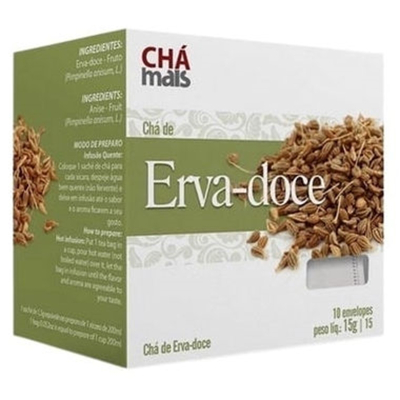 Cha mais clinicmais cha erva doce 10 saches 15g - vitafrux, erva doce10 saches chamais