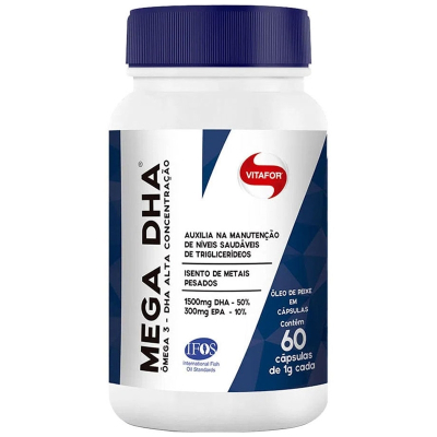 Mega dha 60 capsulas 1000mg vitafor