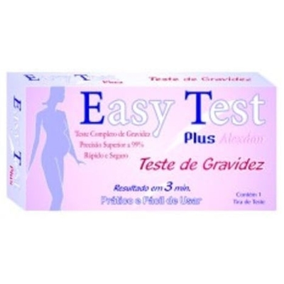 Teste gravidez em tira easytest 99% 3 minutos, test plus alexdan