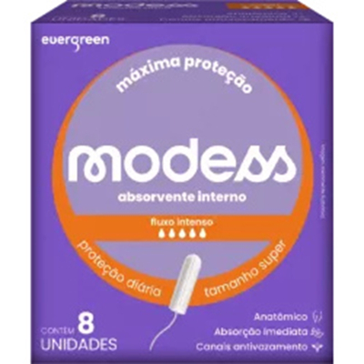 Abs. modess interno c/8un super intenso