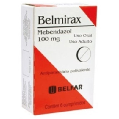 Belmirax cx 6 comp, 100 mg com ct bl al plas amb x 6