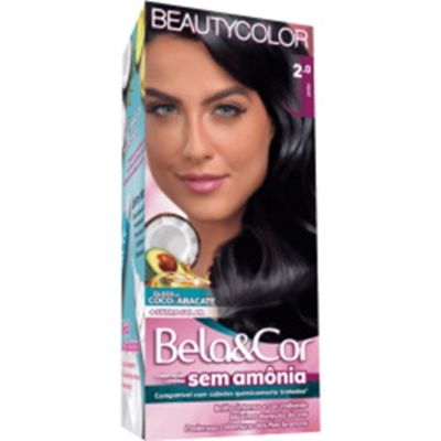 Tint. belacor sem amonia kit 02.0 preto *