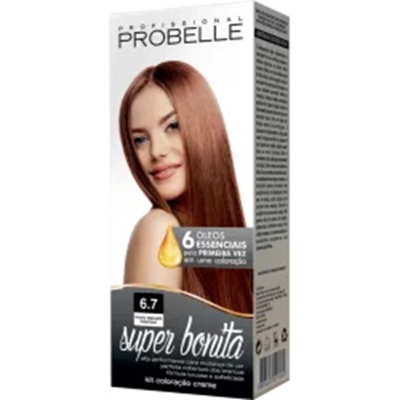 Tint. probelle cr 50g 06.7 louro esc marrom