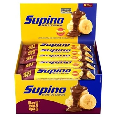 Barra bb/supino banana ao leite 20x24g 