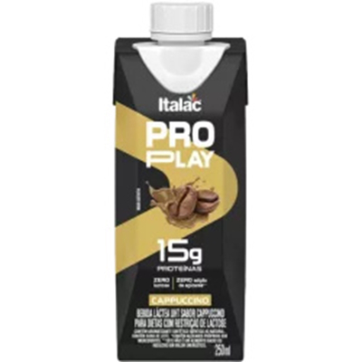 Bebida whey italac 250ml cappuccino zero lac *