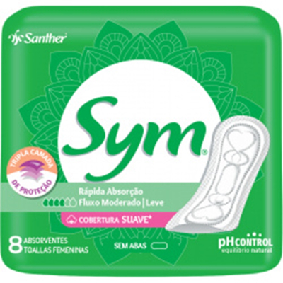 Abs. sym c/8 verde suave s/abs total protect odor block, sym suave sa c8