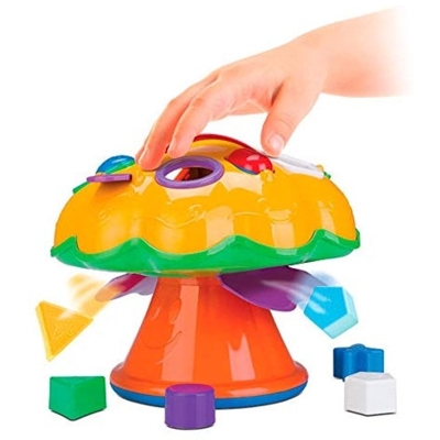 Brinquedo educativo diver for baby cogumelo 697