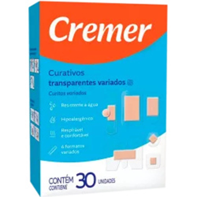 Curativo cremer variados 6 form 30un