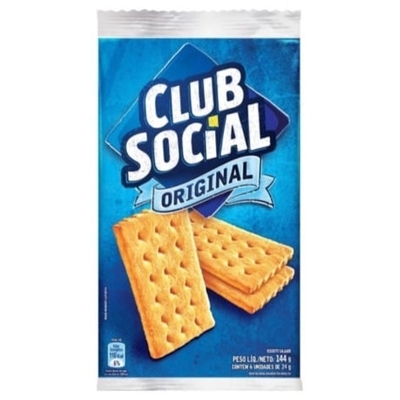 Biscoito club social 144g original