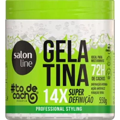 GELATINA SALON LINE 550G TODECACHO NAO SAI MINH CABEC