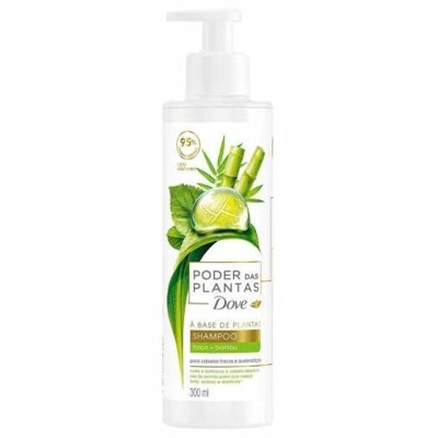 Sh. dove plant pump forca+bamboo 300ml