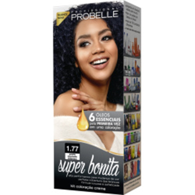 Tint. probelle cr 50g 01.77 preto azul int *
