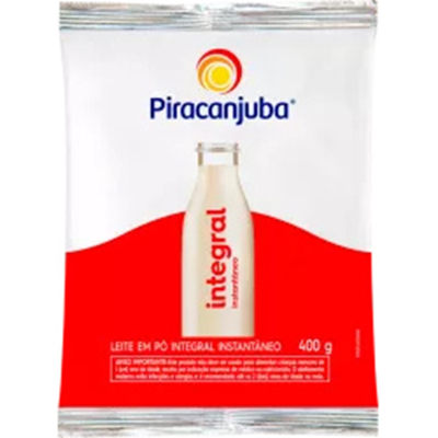 Leite po integral inst piracanjuba 400g