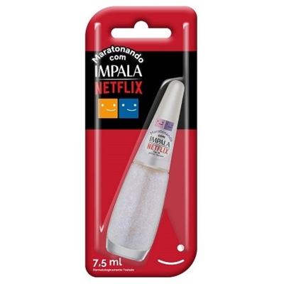 ESMALTE IMPALA MARATONANDO - FLOCADO TOP 10 BL 7,5ML