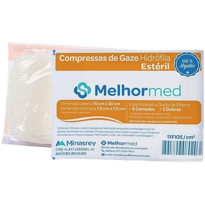 COMPRESSA DE GAZE ESTERIL SANTAFARMA