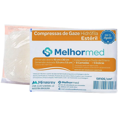 Compressa de gaze esteril santafarma