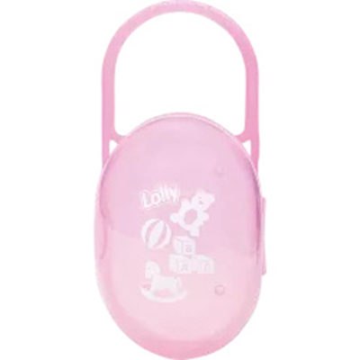 Porta chupeta lolly color c7350-01 rosa