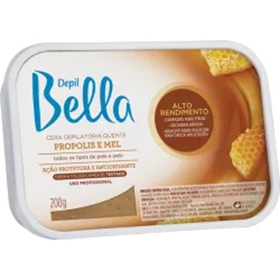 CERA DEP DEPIL BELLA 0200G QUENTE PROPOLIS/MEL 