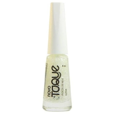 Esm. novo toque floco de neve gliter 8ml