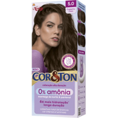 Tint. cor e ton sem amonia 5.0 casta