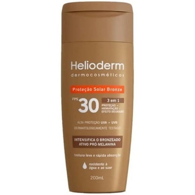 HELIODERM EFEITO DOURADO FPS30 200ML