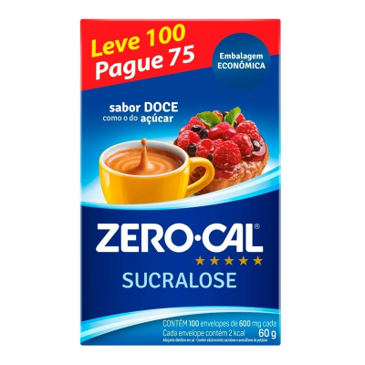 Adocante zero cal sucralose lv100pg75 
